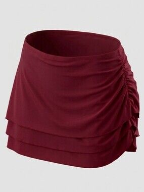 NWT JoyLab Game Day High Rise Skort Built In Shorts Athletic Barn Door Red 1X